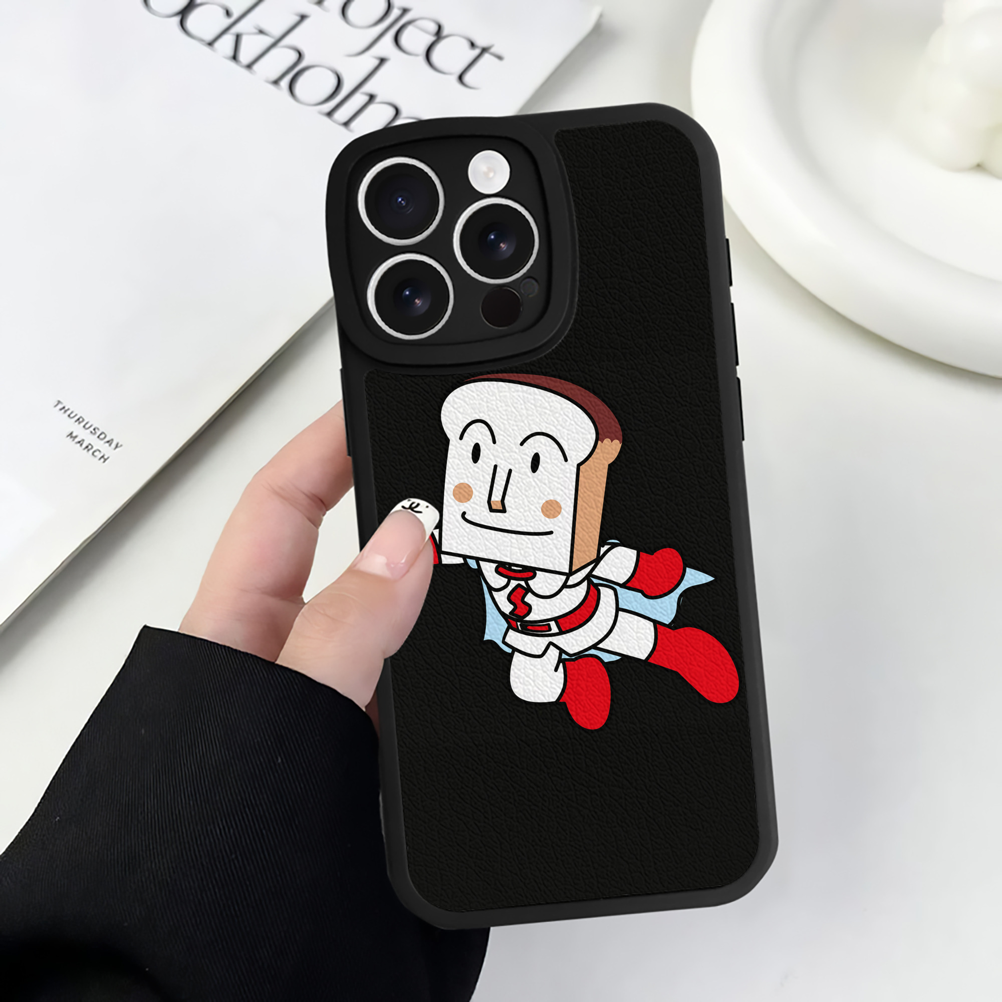 （画像用） アンパンマン Anpanman 【iPhone 16シリーズ対応】シリコンスマホケース（レザー調） 材質：シリコン